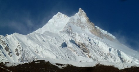 Manaslu from Samagaon 
