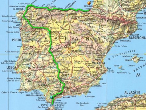 Crossing Spain